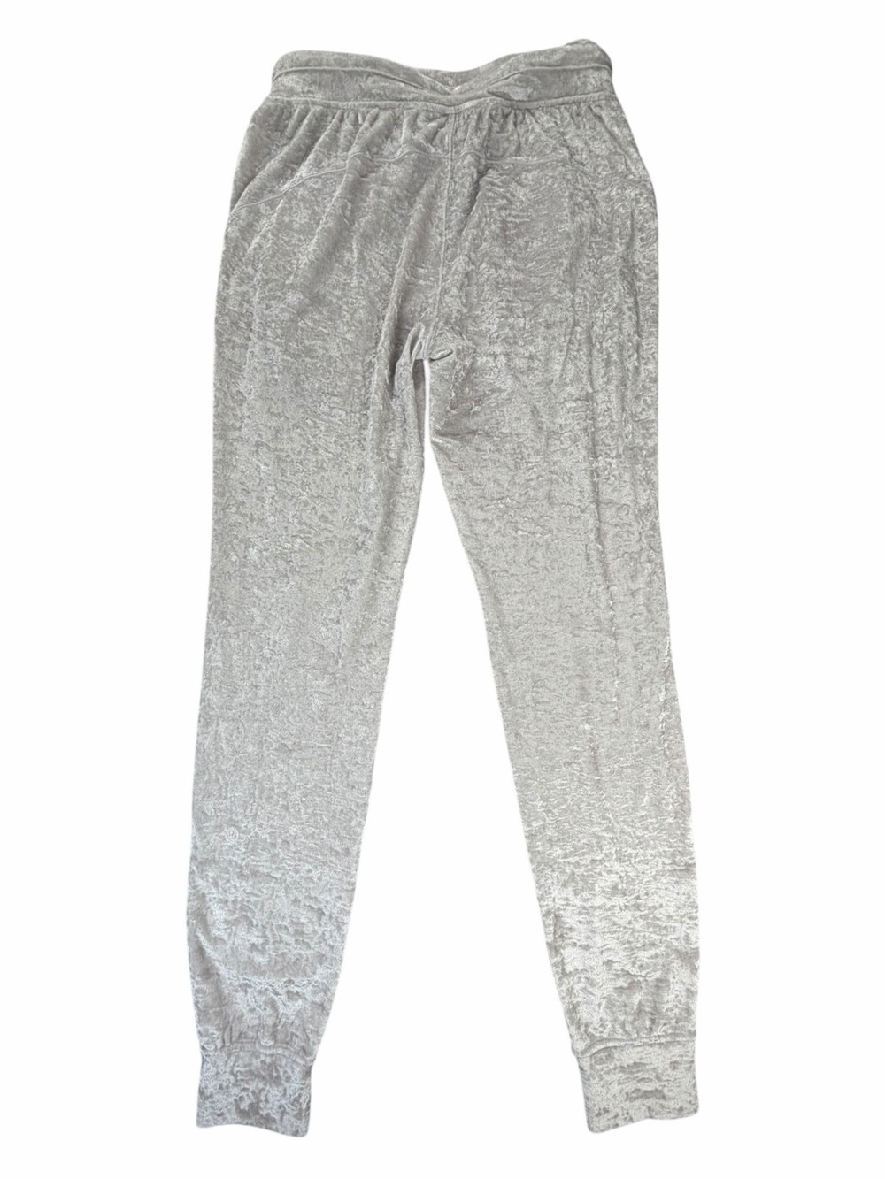 Lululemon Women’s Two Piece Set Crushed Velvet Joggers & Down Crew Neck Size 4 - Picture 5 of 10
